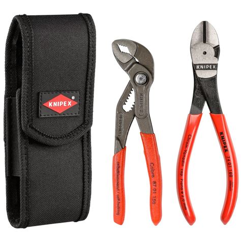 Knipex Mini Pliers Set In Belt Tool Pouch Grey Techinn