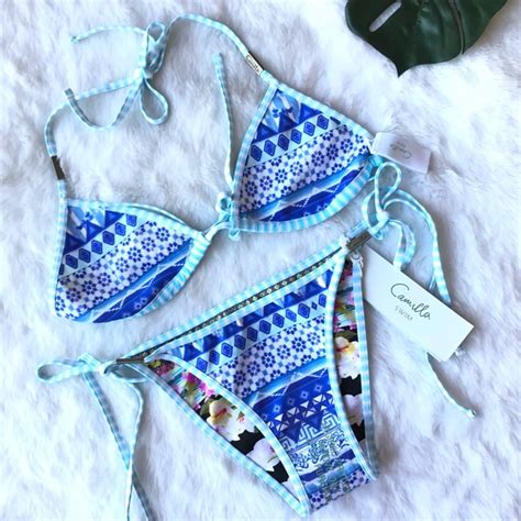 Camilla Swim New Camilla Swim Under My Reversible Tri Bikini Poshmark