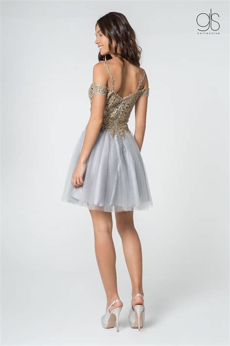 Homecoming Off Shoulder Short Cocktail Prom Dress | DressOutlet