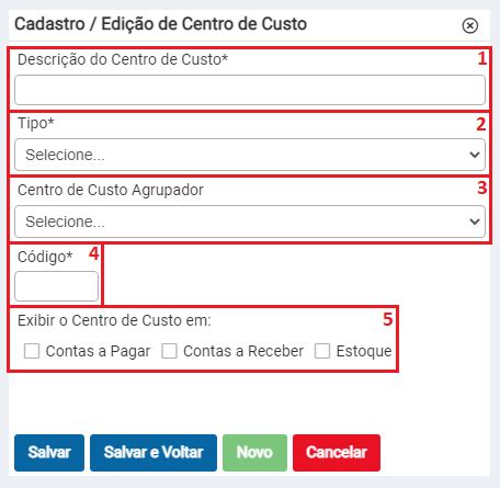 Como Realizar O Cadastro E Gerenciamento De Centro De Custo