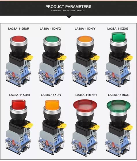 Revol La38-11d 203 / 209b Flat Head Switch with LED Light