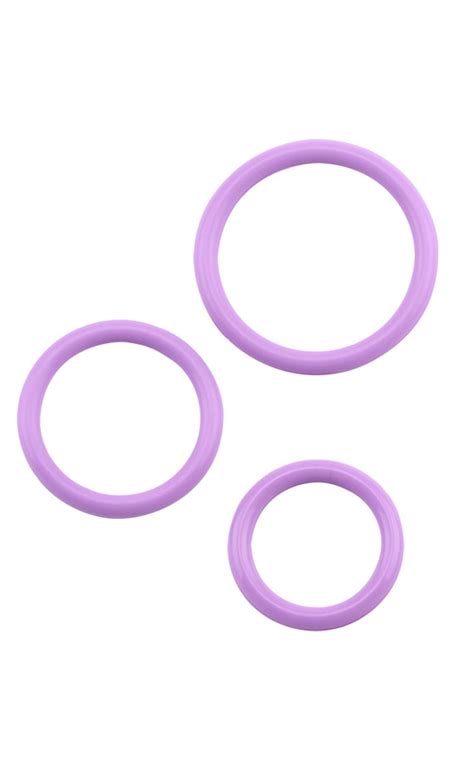 Виолетови силиконски прстени со 3 големини GK Power XXX SEX SHOP LIBIDO SKOPJE НАЈНИСКИ ЦЕНИ