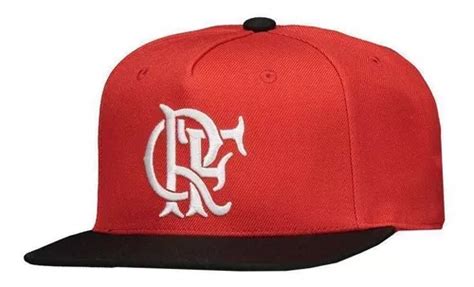 Boné Adidas Flamengo Aba Reta Vermelho Mercadolivre