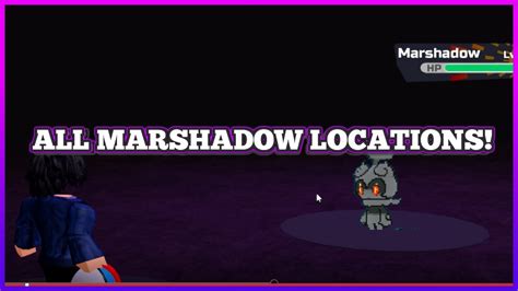 All Marshadow Locations In Pokemon Brick Bronze Youtube