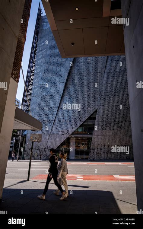 Uts Broadway Building On George Street Sydney Australia Stock Photo