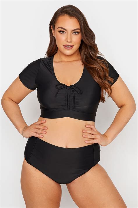Plus Size Black Tummy Control Bikini Brief Yours Clothing