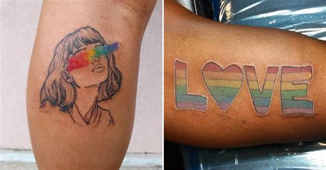 Lgbtq Pride Tattoo Ideas Popsugar Love Sex