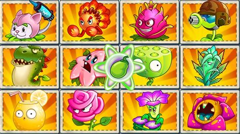 All Premium Plants In Plants Vs Zombies 2 Power Up Chinese Version Youtube