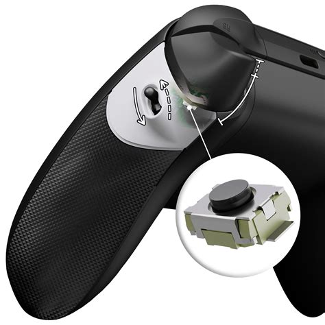 White FLEXOR Clicky Rubberized Side Rails Grips Trigger Stop Kit for