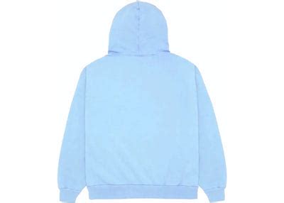 SP5DER WEB HOODIE SKY BLUE – ONE OF A KIND