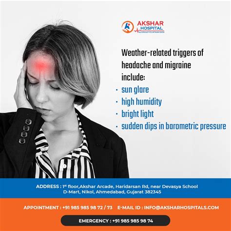 Weather Related Triggers Of Headache And Migraine