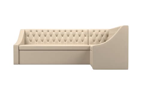 Купить Кухонный угловой диван Мерлин экокожа бежевый арт. 10-7157 левый ...