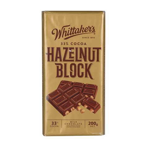 Whittakers Hazelnut Block Milk Chocolate 200g price in UAE | LuLu UAE ...