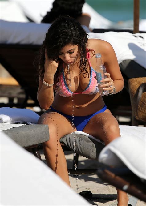 Alexandra Rodriguez In Bikini At A Beach In Miami Hawtcelebs