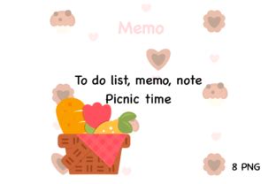 To Do List Memo Note Picnic Time Graphic By Spsweet Creative Fabrica