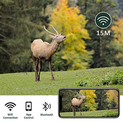 EZETAI Trail Camera WiFi 4K 30MP Bluetooth Game Cameras With Night