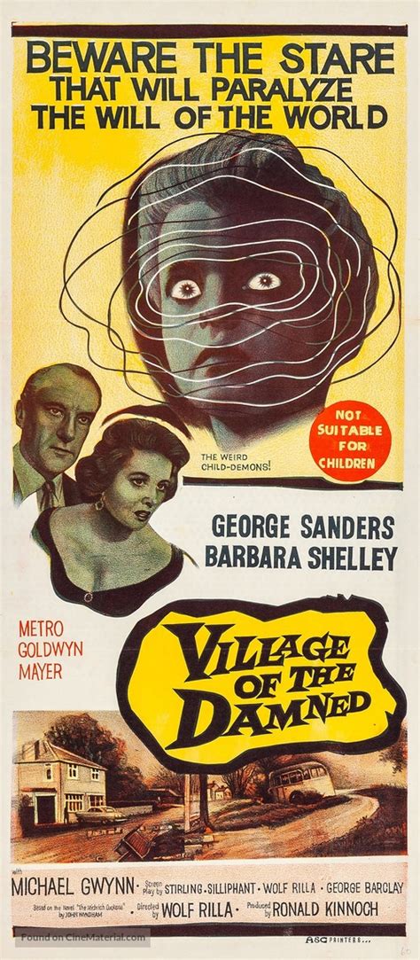 Village Of The Damned 1960 Poster - Village Of The Damned 1960 Tribute ...