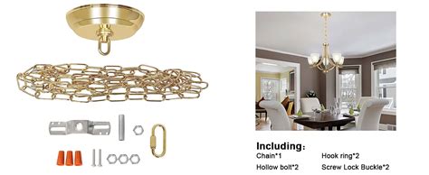 amazoncom eumyviv  feet heavy duty gold chain   light canopy