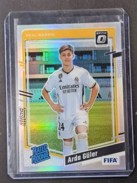 Donruss Rated Rookie Arda Guler Optic Holo Prizm Silver