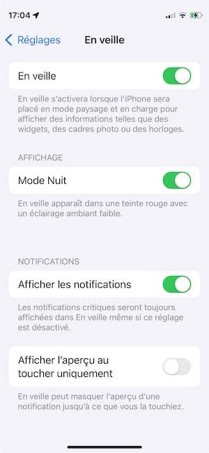 Activer Le Mode En Veille Sur Iphone Ios Macplanete