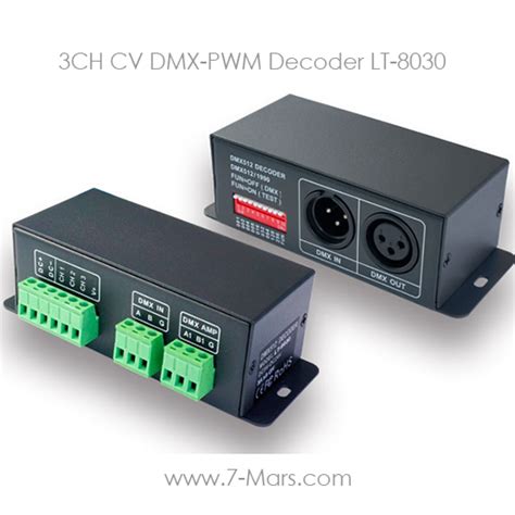 LT-8030 3CH CV DMX-PWM Decoder