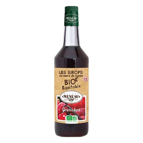 Sirop De Grenadine Bio Au Sucre De Canne Fabrication Fran Aise