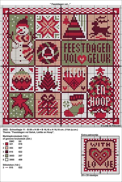 Pin Van Francis Op Cross Stitch Patterns In 2024 Borduren Kerst