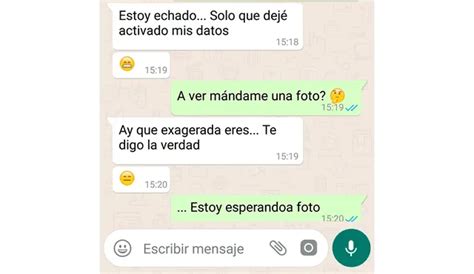 WhatsApp Joven Le Ofrece Una Foto Hot A Su Novia Y Ella Da Sopresiva Respuesta Viral Chat