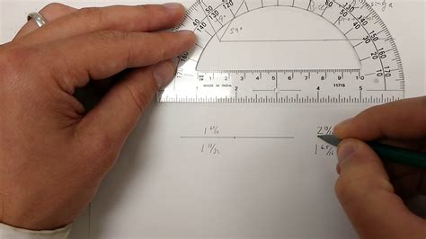 How To Bisect An Angle With A Protractor Bisect A Segment With A Ruler And Use A Compass Youtube