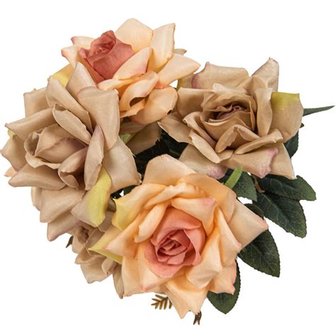 Buchet Artificial Trandafiri Rose Salita 40 Cm