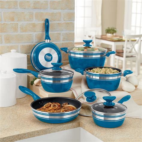 10-Piece Chef Tested® Banded Cookware Set | Montgomery Ward