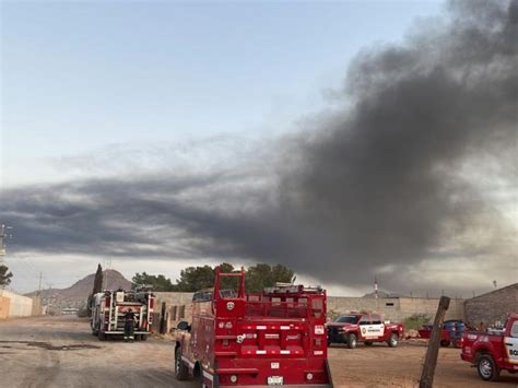 Video Controlan Incendio En F Brica De Tarimas Norte De Chihuahua