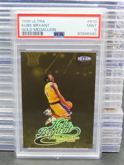 Fleer Ultra Kobe Bryant Gold Medallion G Lakers Psa Mint