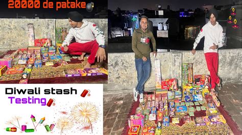 Diwali Stash 2023 Testing 20000 Worth Rocket SkyShot Bullet