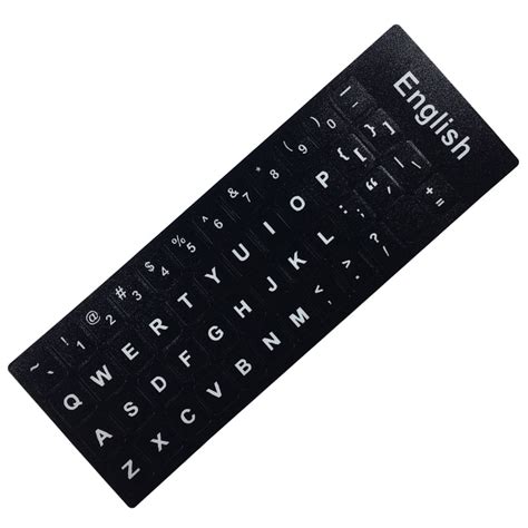 English Keyboard Cover Stickers For Laptop Pc Keyboard 10″ To 17