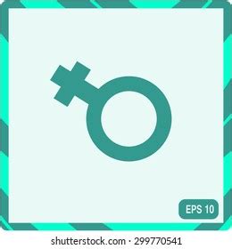 Female Icon Women Sex Signwhite Button Stock Vector Royalty Free Shutterstock