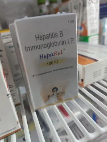 Heparel Hepatitis B Immunoglobulin 100 Iu 10 Ml At Rs 2000 Pack In Lucknow