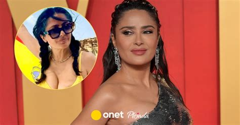 Salma Hayek w bikini i z siwymi włosami Ma lat i zachwyca sylwetką Plejada pl