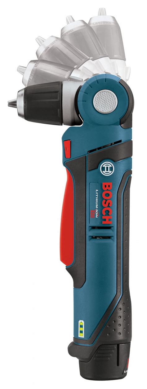 BOSCH Cordless Right Angle Drill Kit, Cordless, 0 in-lb to 115 in-lb, 3 ...