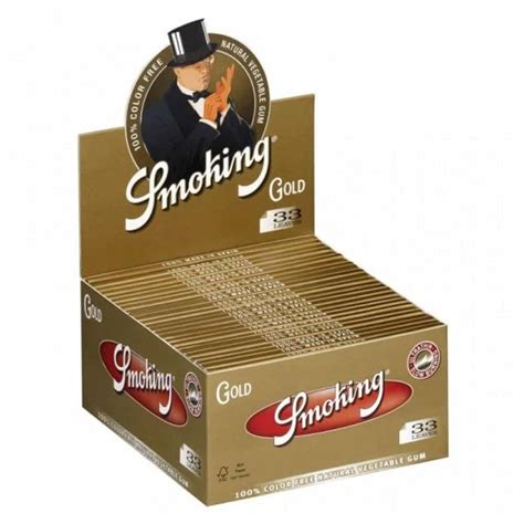 Smoking Gold Kingsize Slim Box Stk Kaufen Shop Mit Grosser