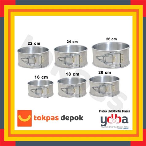 Jual Loyang Bongkar Pasang Bulat Diameter 18 20 22 24 Cm Bolu Kue