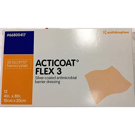 Jual Acticoat Flex 3 ukuran 10x20 | silver dressing | woundcare silver ...