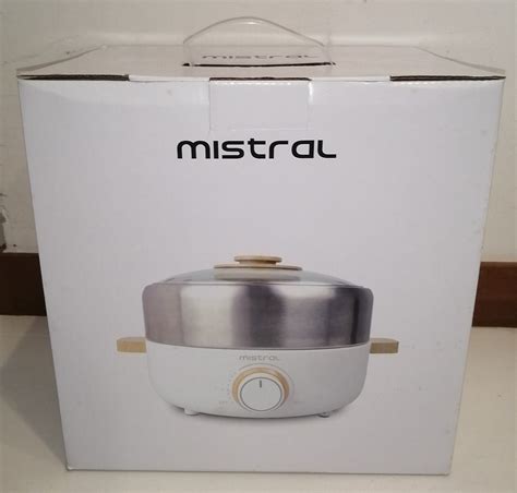 Mistral Multi Functional Electric Hot Pot With Grill TV Home Appliances Kitchen Appliances