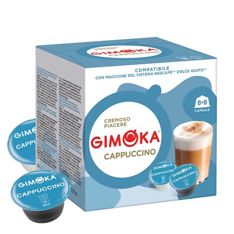 Gimoka Cappuccino - 16 kapsler til Dolce Gusto for 33,00 kr.