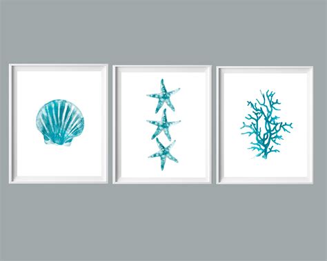 Beach Printables {Free, Watercolor Coastal Inspired Wall Art} - all