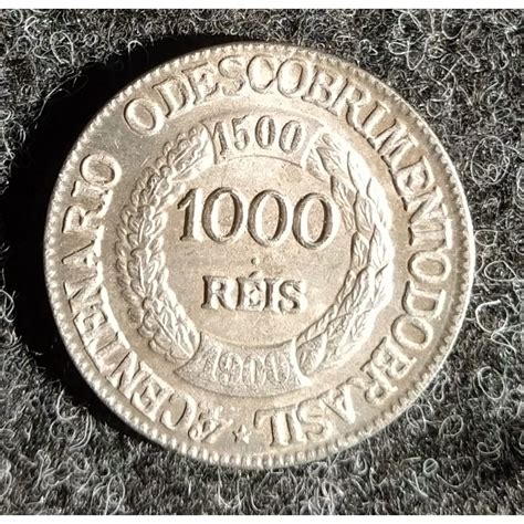 Quanto É 30 De 1900 - JR-931 Moeda 1000 reis 1900 - Comemorativa dos 400 Anos do ...