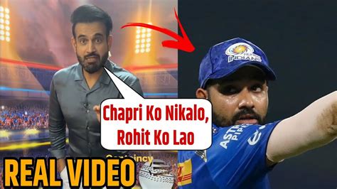 Irfan Pathan Angry On Hardik Pandya Captaincy Backs Rohit Sharma After