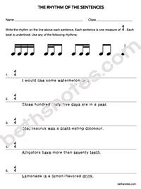 5th 6th Grade Rhythm Assessments Beth S Notes