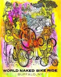2025 World Naked Bike Ride Buffalo Rising