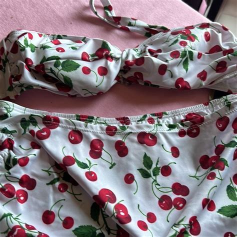 Esther Williams Swim Esther Williams Cherry Pinup Swimsuit Bikini Rockabilly Dollbaby Barbie